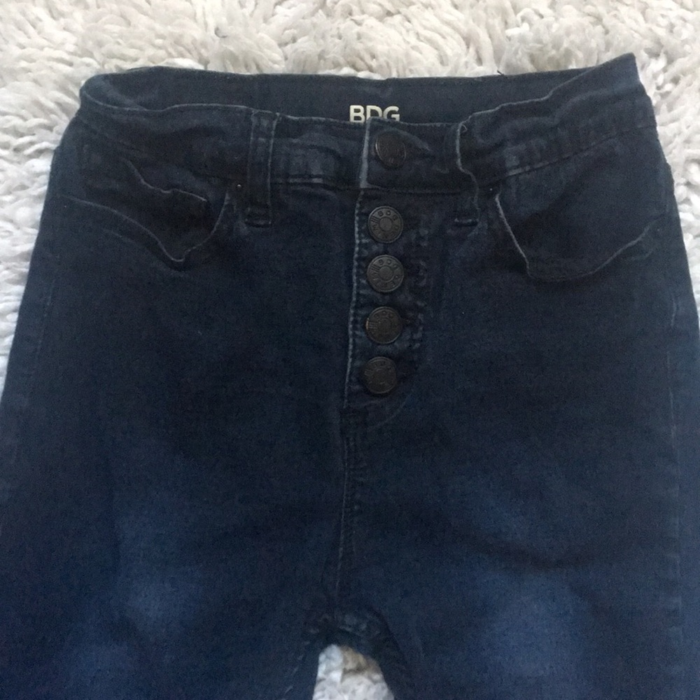 BDG high waisted button up skinny jeans